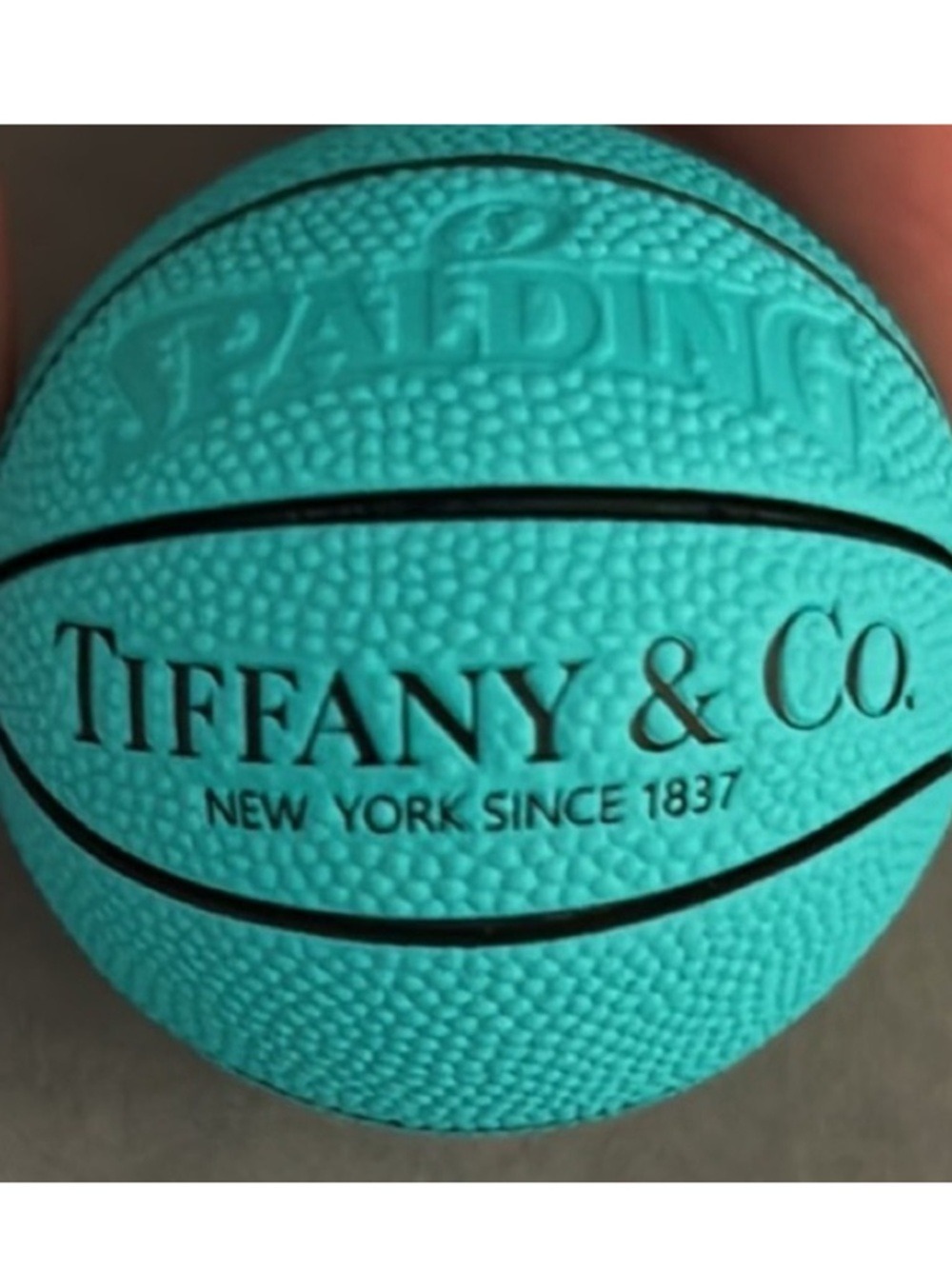 Tiffany Blue Mini Basketball Keychain Designer Inspired Bag Charm Cute - Picture 2 of 3